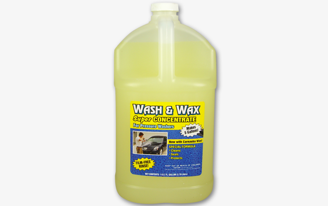 Wash & Wax Concentrate for Pressure Washers - Stearns Packaging